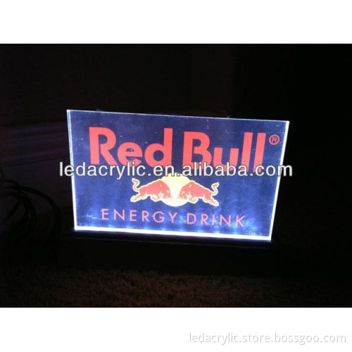 Red Bull Energy Drink Lighted Bar Sign with Dimmer Switch